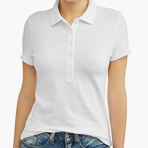 Time & Tru Artic White XXXL Polo Style Shirt